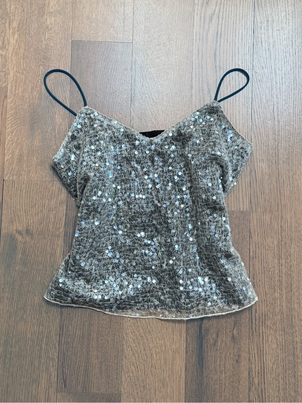 Sam Edelman Livvy Popover Sequin Cami New With Tags